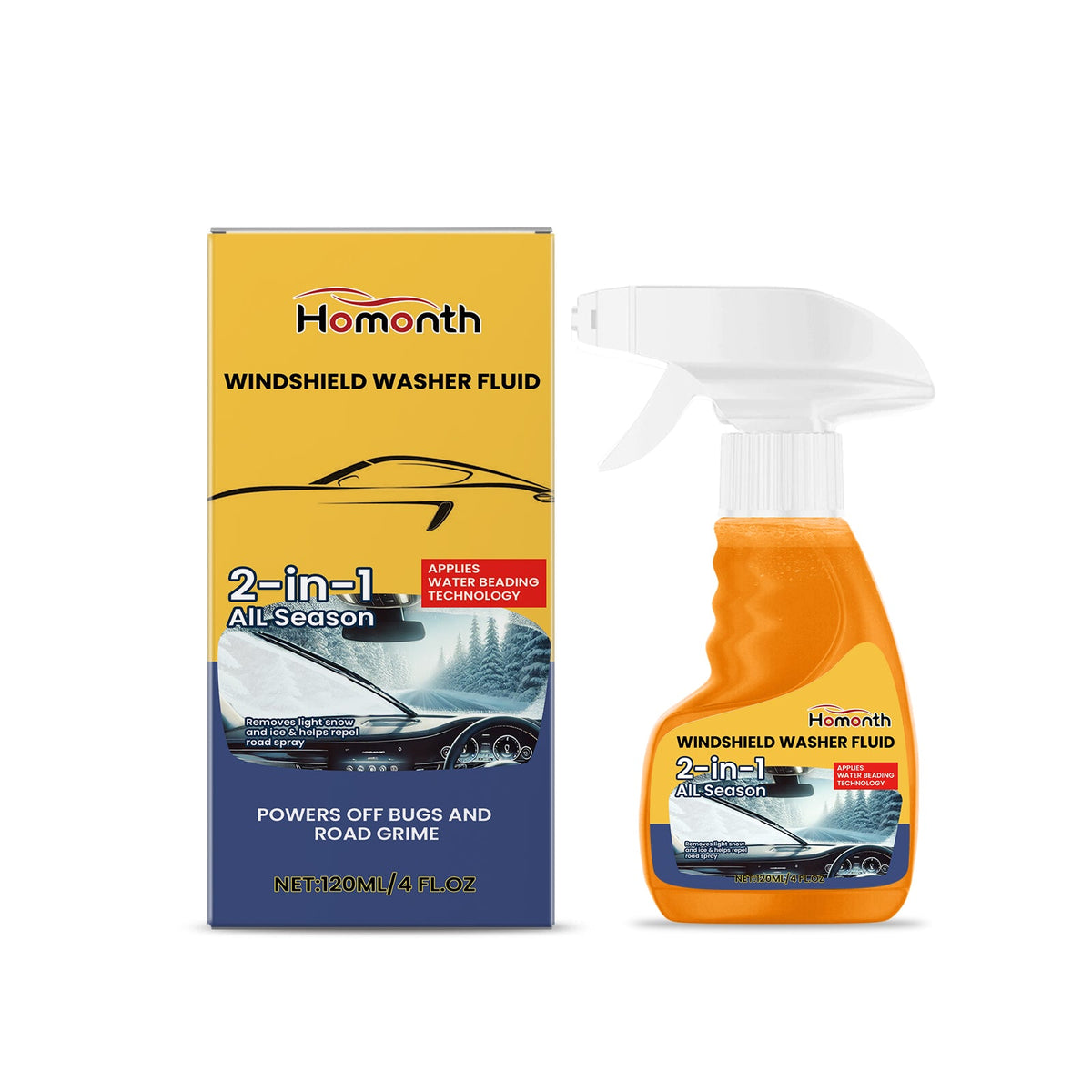 Windshield Cleaner Car Windshield Cleaner Window Decontamination Rain-Proof Cleaner