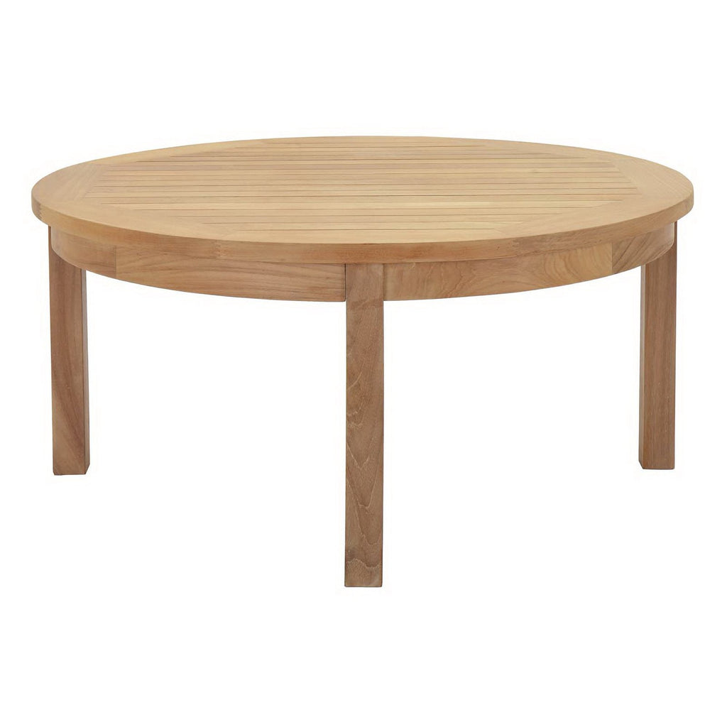 Marina 3 Piece Outdoor Patio Teak Set by Modway - Natural Gray / Natural Navy / Natural White (EEI-1475)