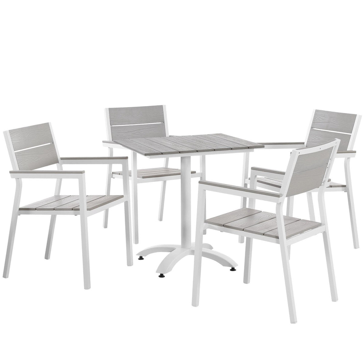 Maine 5 Piece Outdoor Patio Dining Set by Modway - EEI-1761