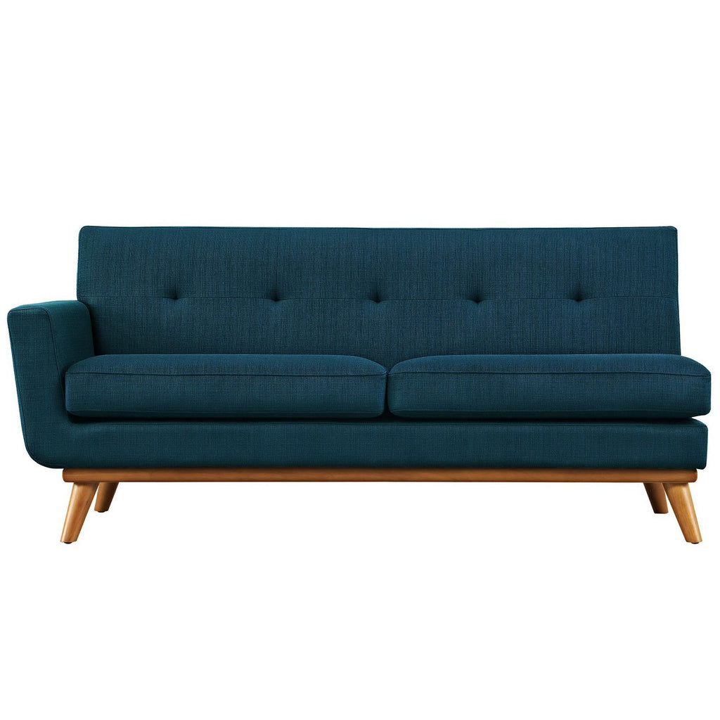 Engage Left-Arm Upholstered Fabric Loveseat by Modway