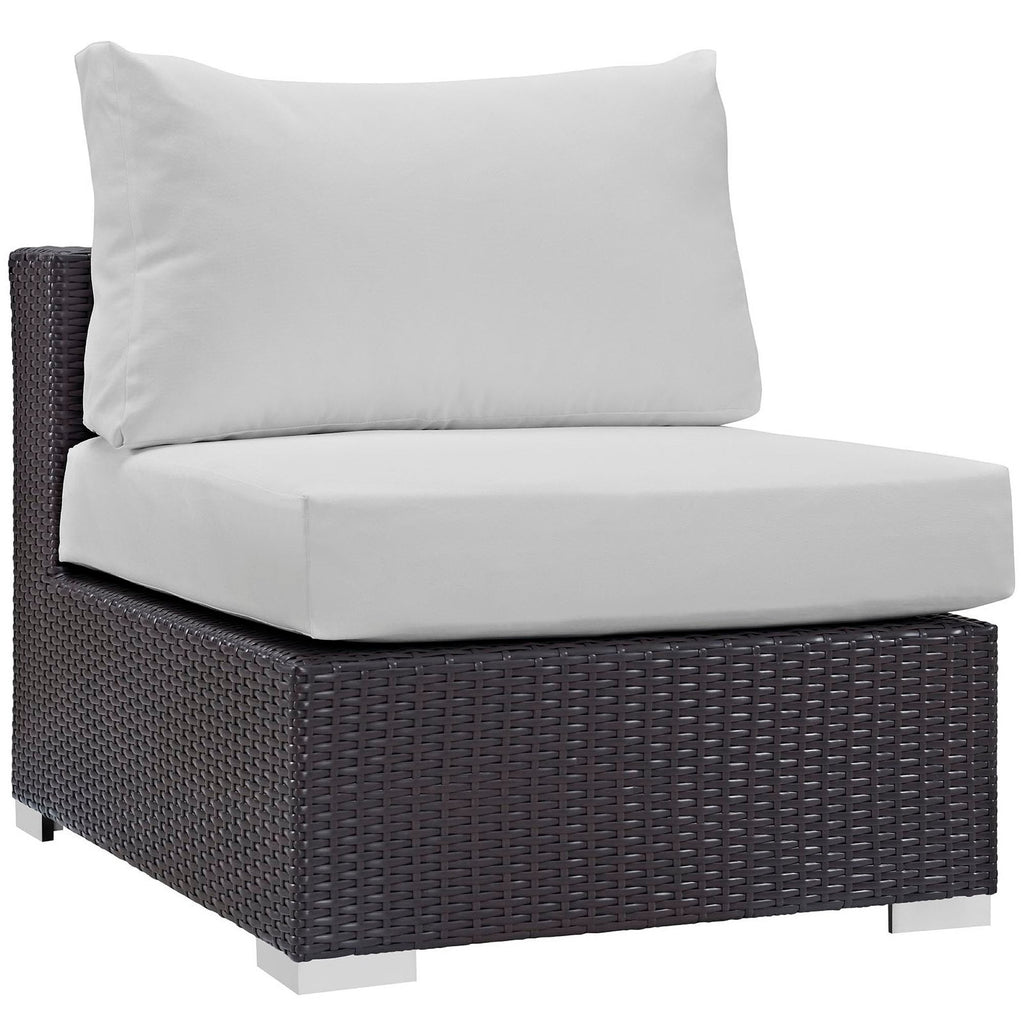 Convene Outdoor Patio Armless Chair by Modway