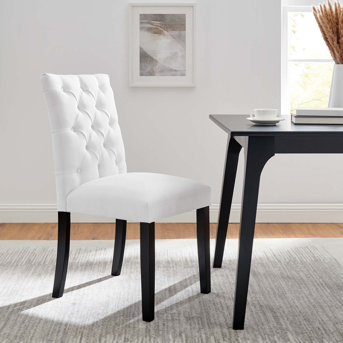 Duchess Button Tufted Fabric Dining Chair by Modway