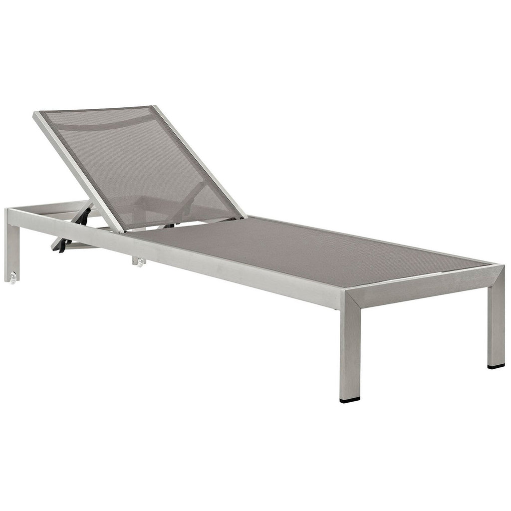 Shore Outdoor Patio Aluminum Chaise Set of 6 by Modway - EEI-2474