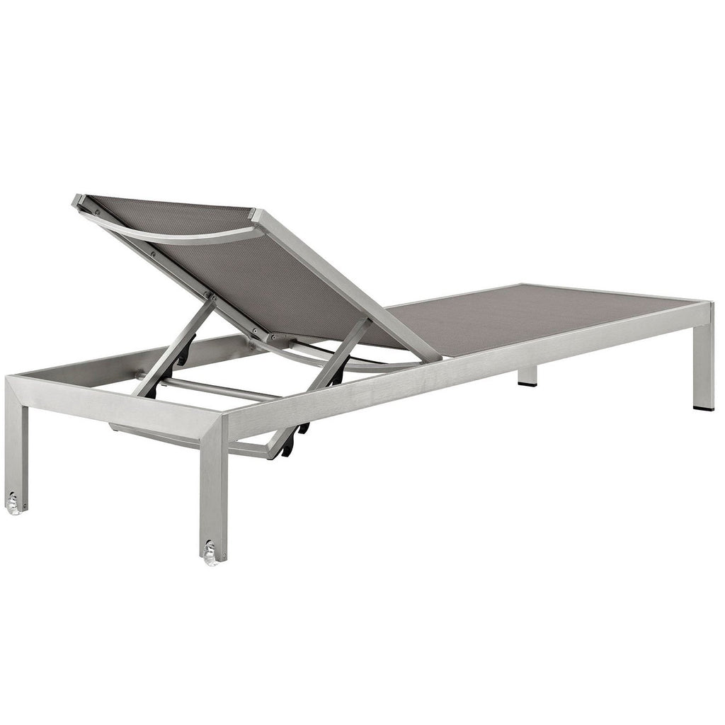 Shore Outdoor Patio Aluminum Chaise Set of 6 by Modway - EEI-2474