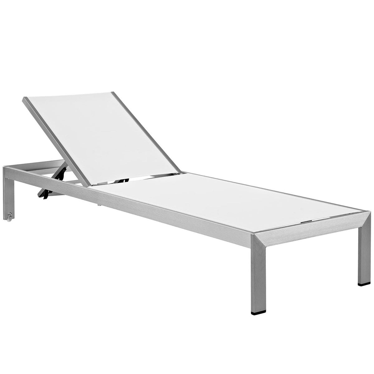 Shore Outdoor Patio Aluminum Chaise Set of 6 by Modway - EEI-2474