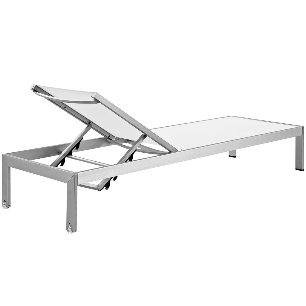 Shore Outdoor Patio Aluminum Chaise Set of 6 by Modway - EEI-2474