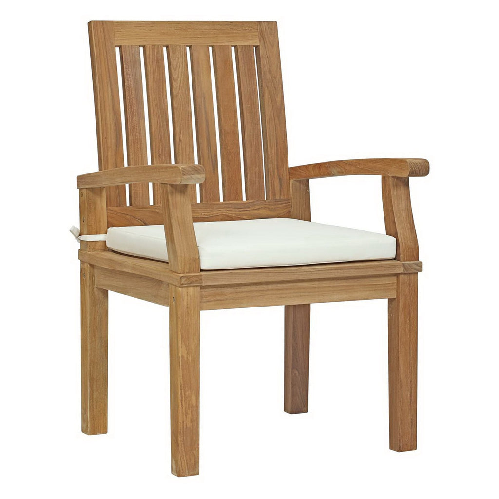 Marina 7 Piece Outdoor Patio Teak Dining Set by Modway - EEI-3295