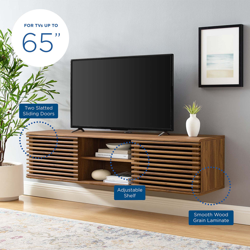 Render Wall-Mount Media Console TV Stand by Modway