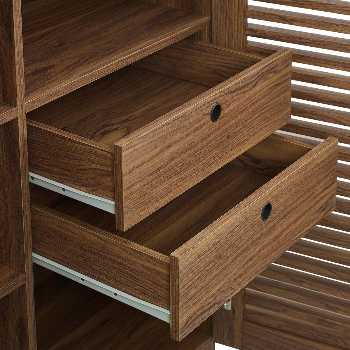 Render Bar Cabinet by Modway - Walnut