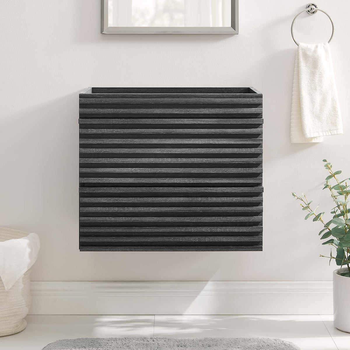 Render Wall-Mount Bathroom Vanity Cabinet by Modway