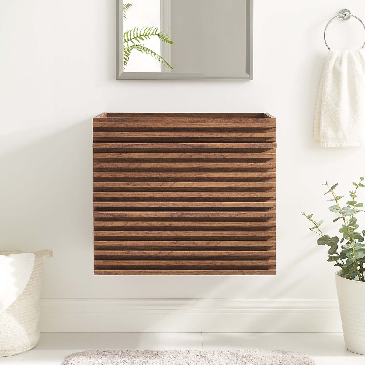 Render Wall-Mount Bathroom Vanity Cabinet by Modway