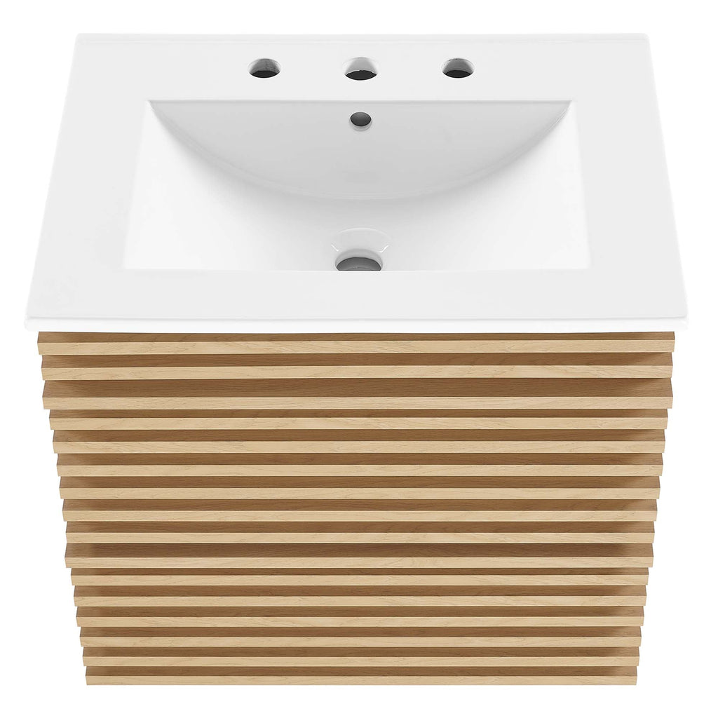 Render Wall-Mount Bathroom Vanity by Modway