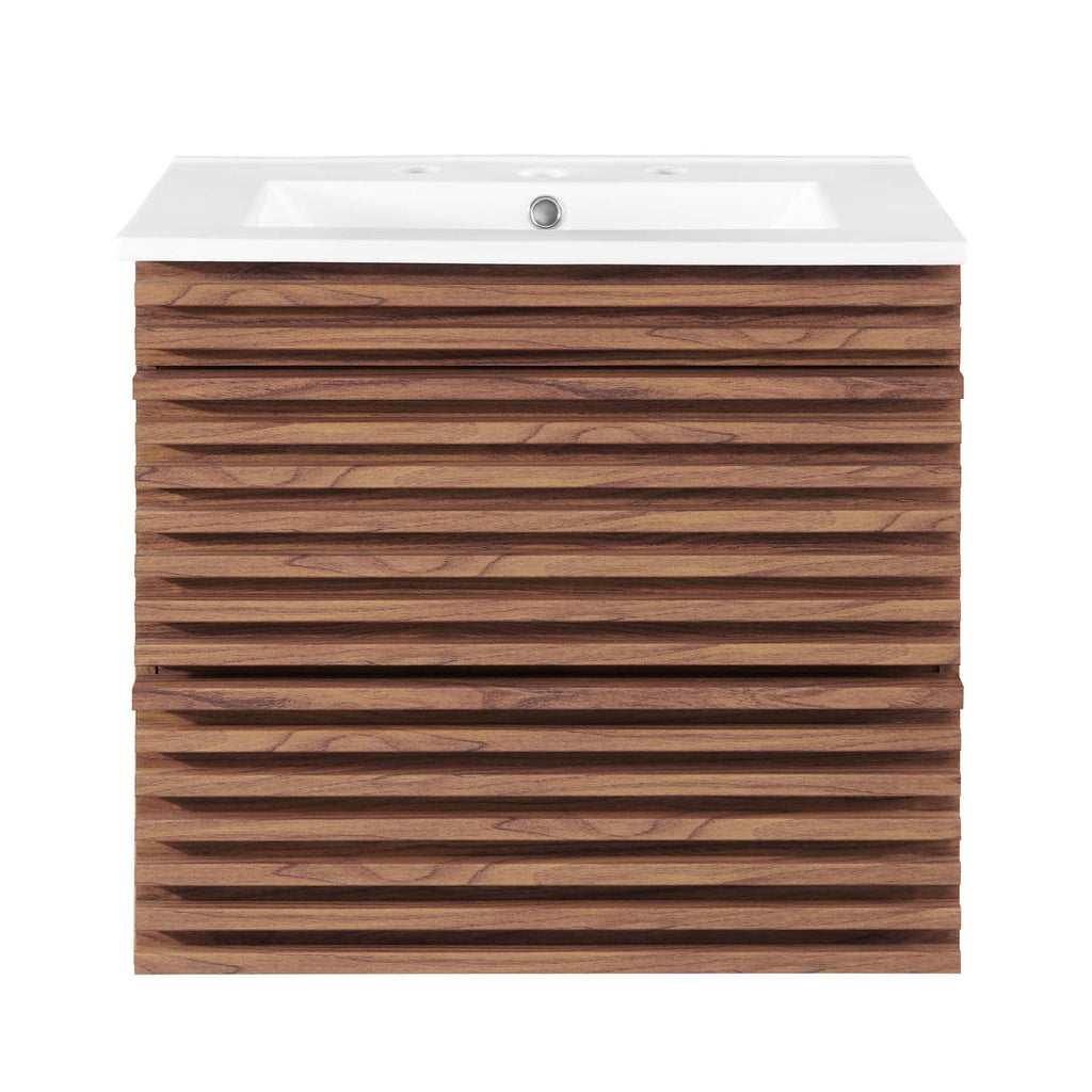 Render Wall-Mount Bathroom Vanity by Modway
