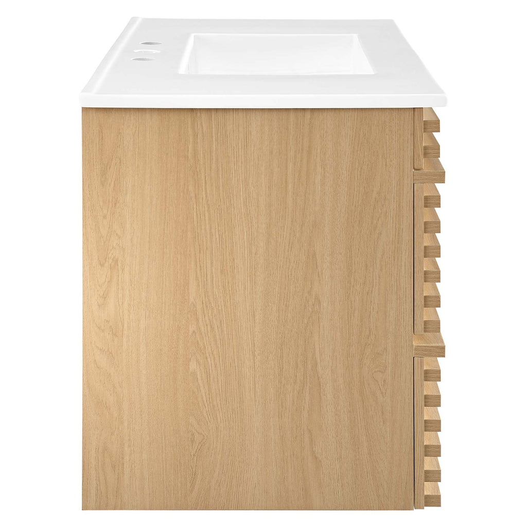 Render Wall-Mount Bathroom Vanity by Modway