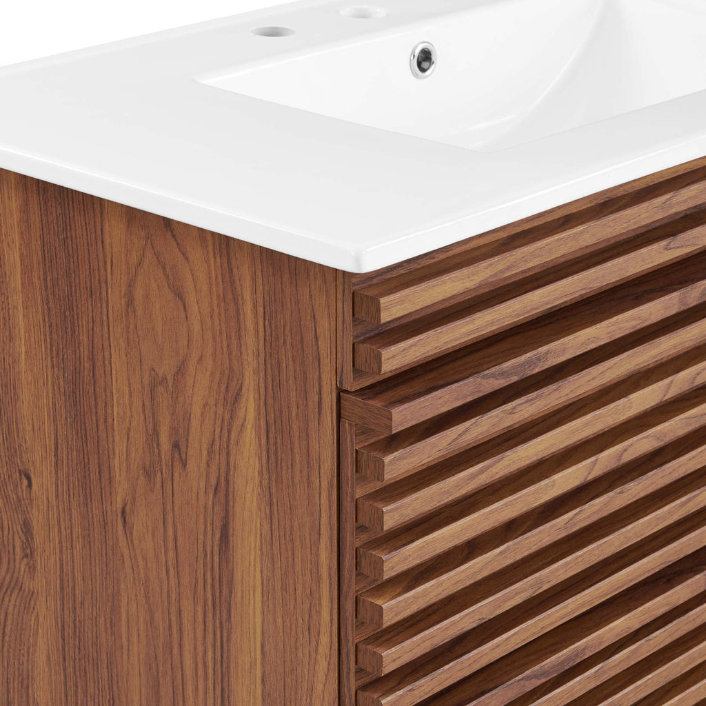 Render Wall-Mount Bathroom Vanity by Modway