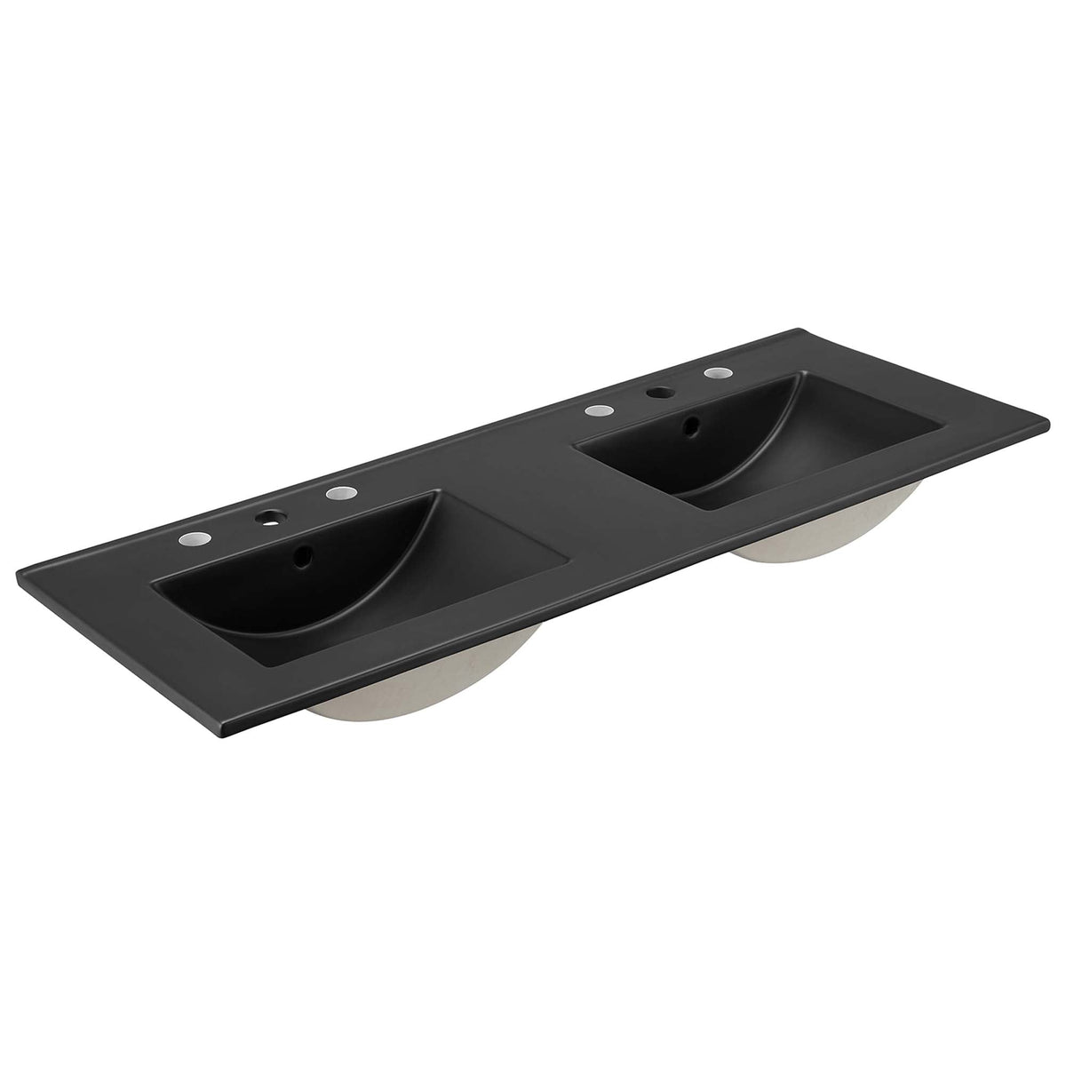 Cayman Double Basin Bathroom Sink by Modway