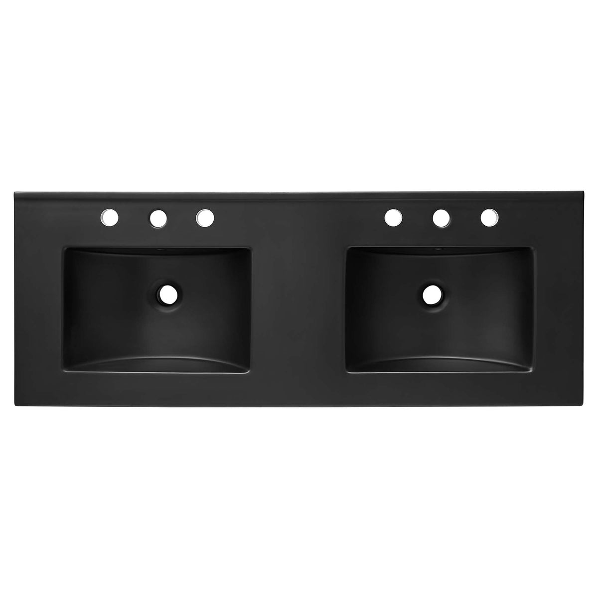 Cayman Double Basin Bathroom Sink by Modway