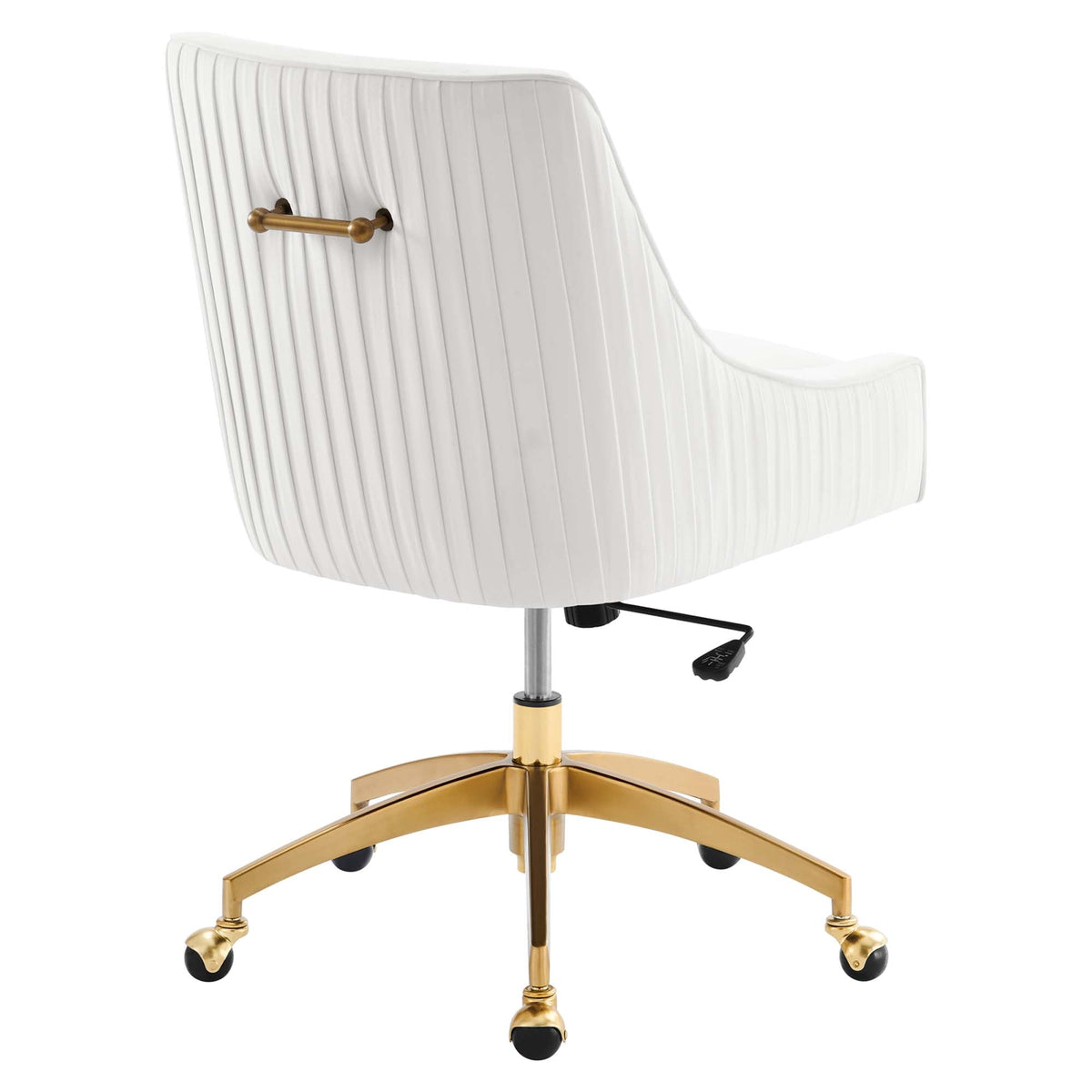 Discern Performance Velvet Office Chair by Modway - Gray / Pink / White