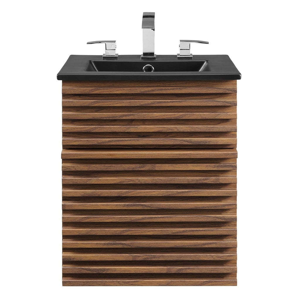 Render Wall-Mount Bathroom Vanity by Modway
