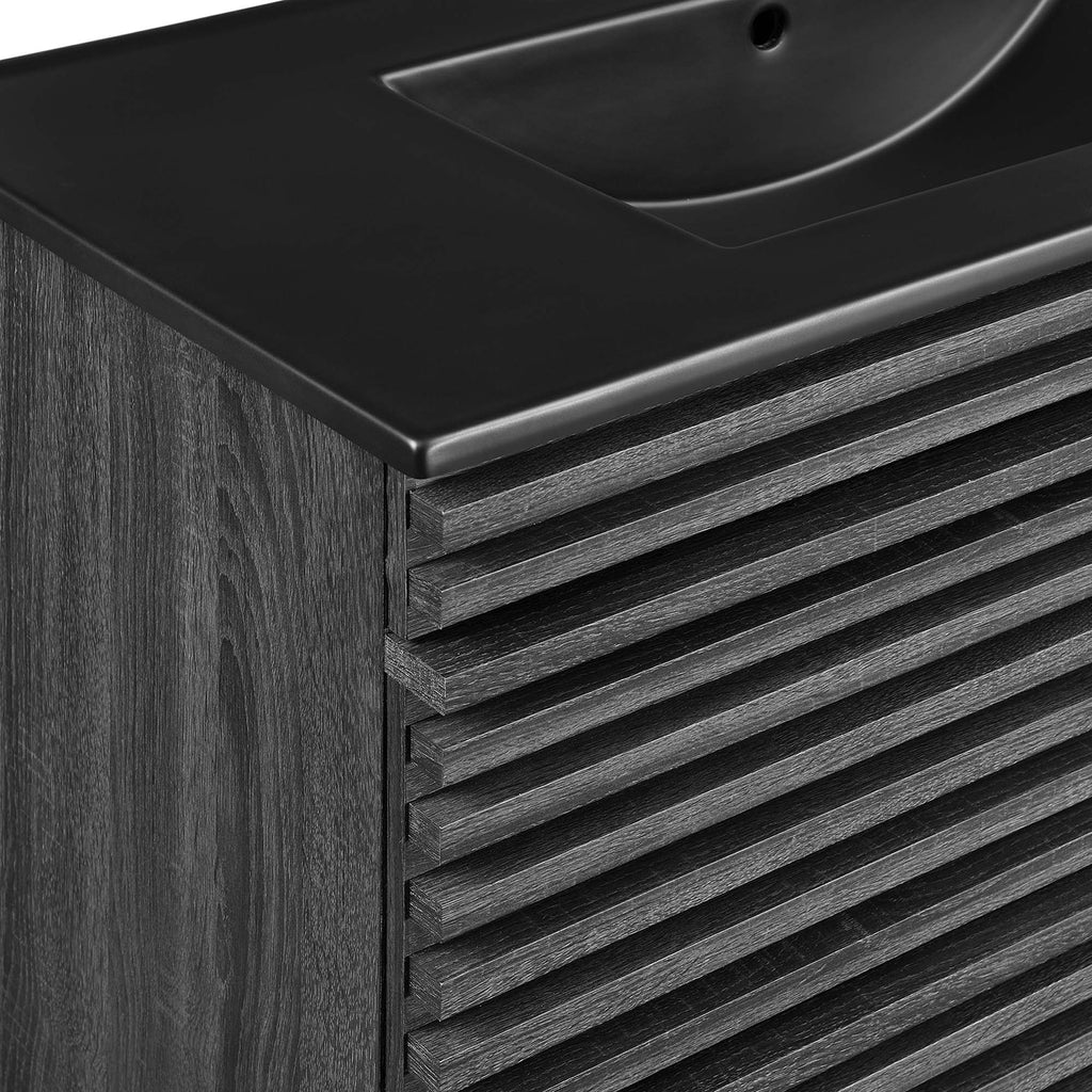 Render Wall-Mount Bathroom Vanity by Modway
