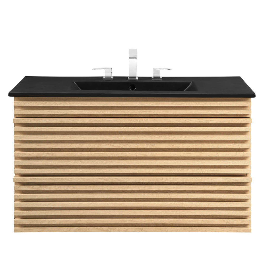 Render Wall-Mount Bathroom Vanity by Modway