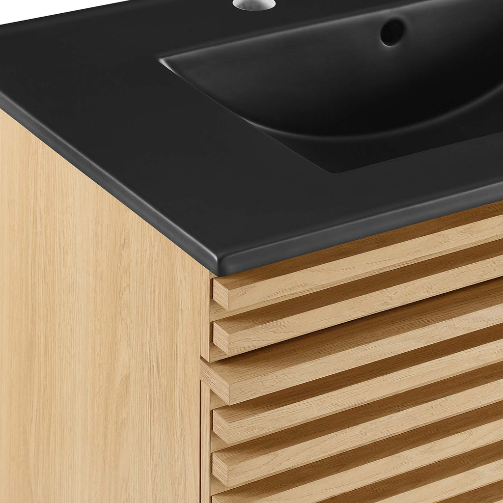 Render Wall-Mount Bathroom Vanity by Modway