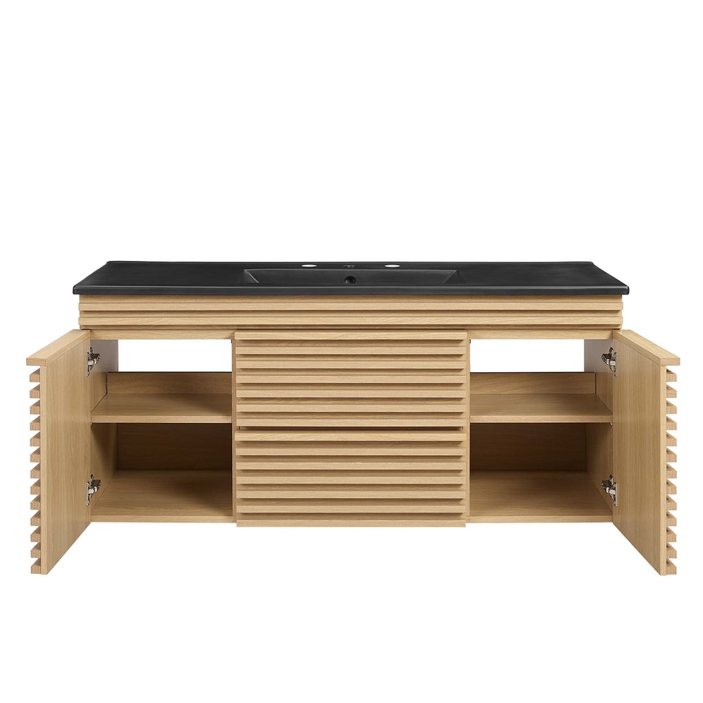 Render Wall-Mount Bathroom Vanity by Modway
