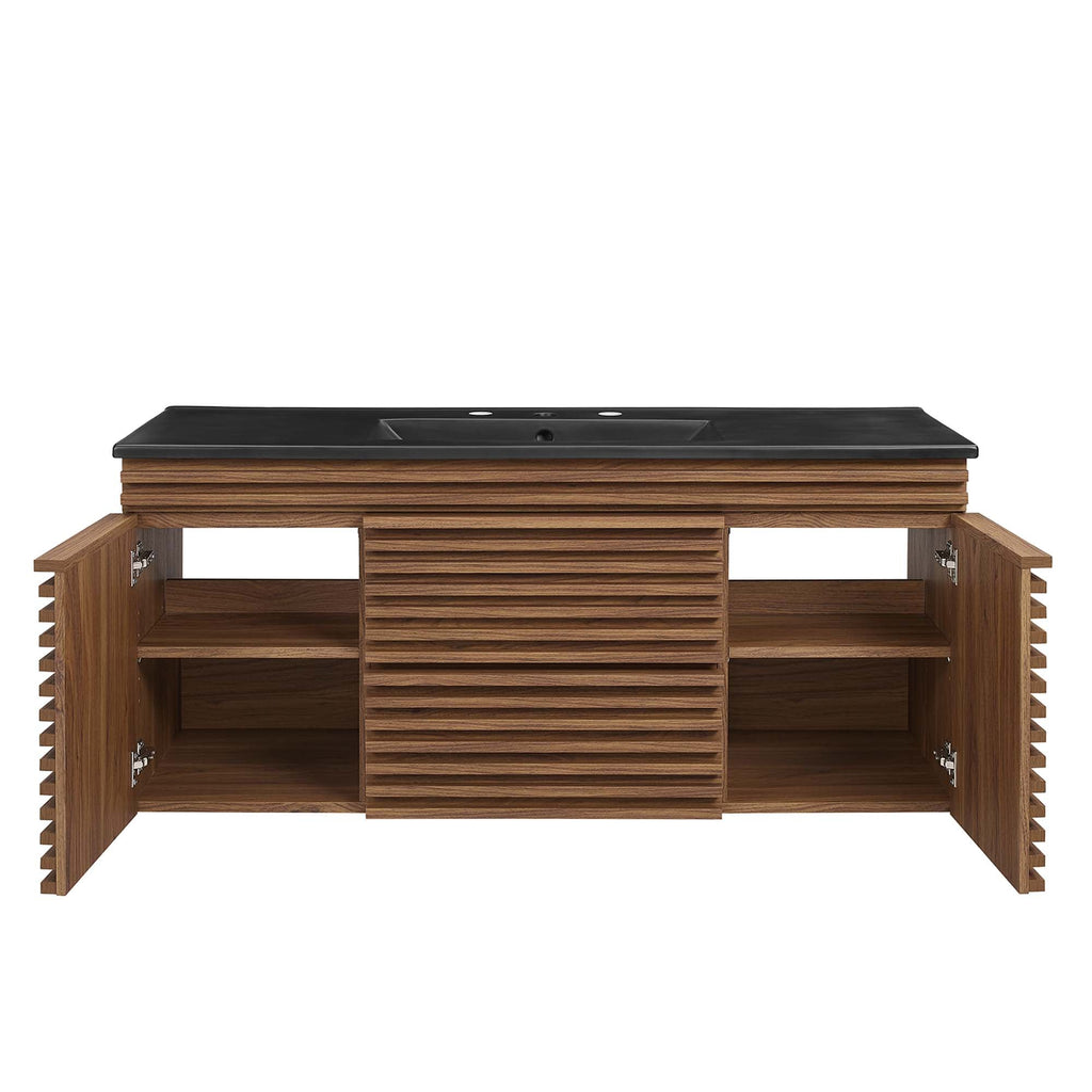Render Wall-Mount Bathroom Vanity by Modway