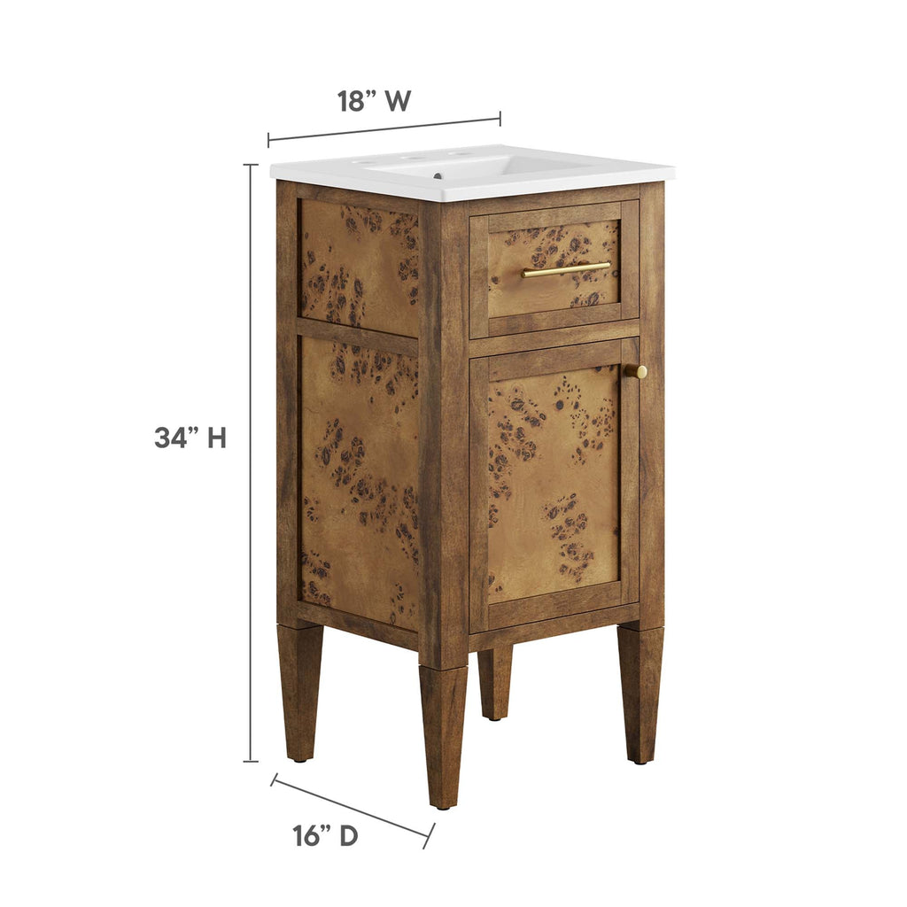 Elysian Wood Bathroom Vanity by Modway