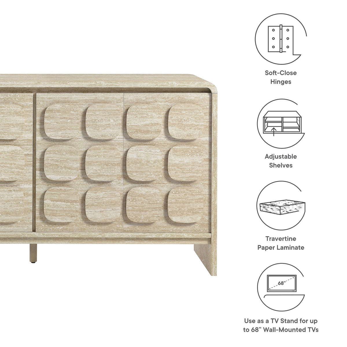 Toscana 61" Sideboard by Modway