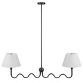 Wave Squiggle 2-Arm Pendant Light by Modway