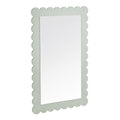 Emmeline Scalloped Rectangle Wall Mirror by Modway