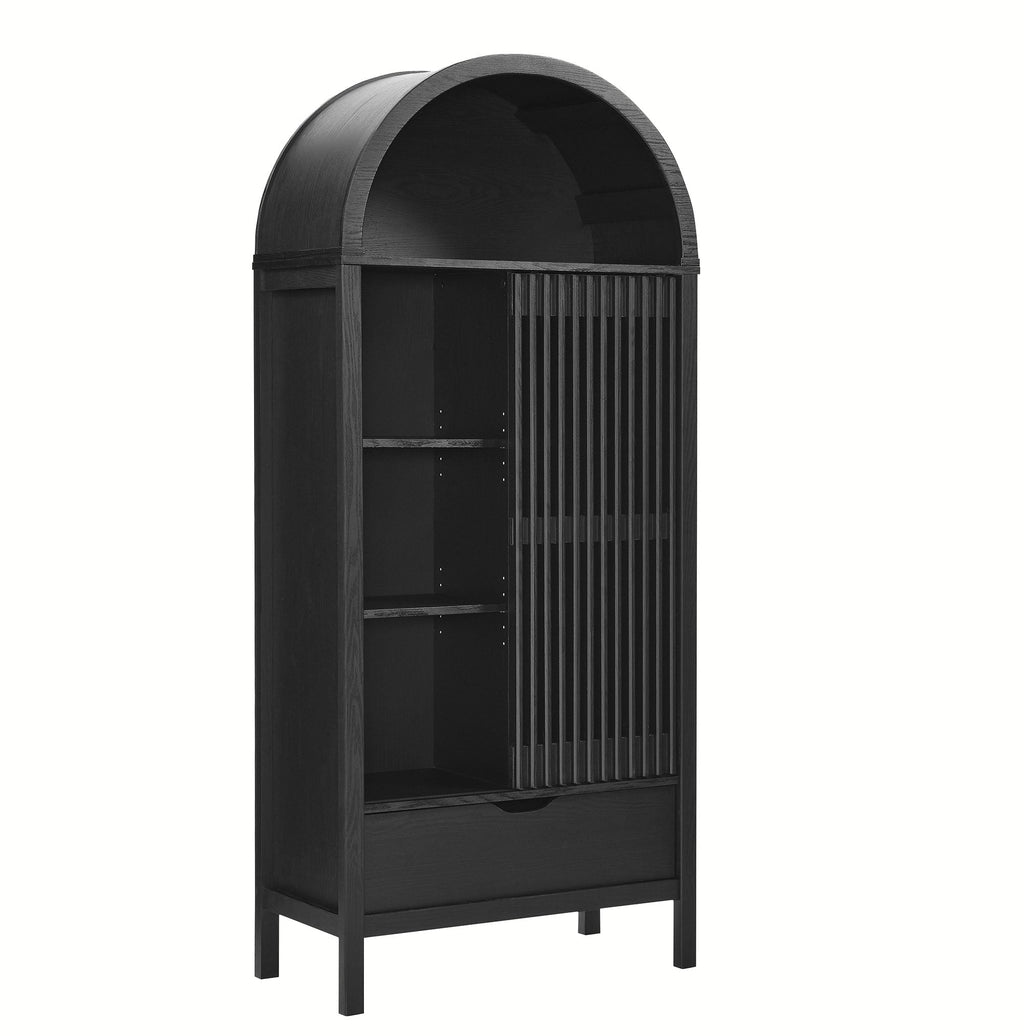 Vaughn 71" Arched Storage Display Cabinet by Modway