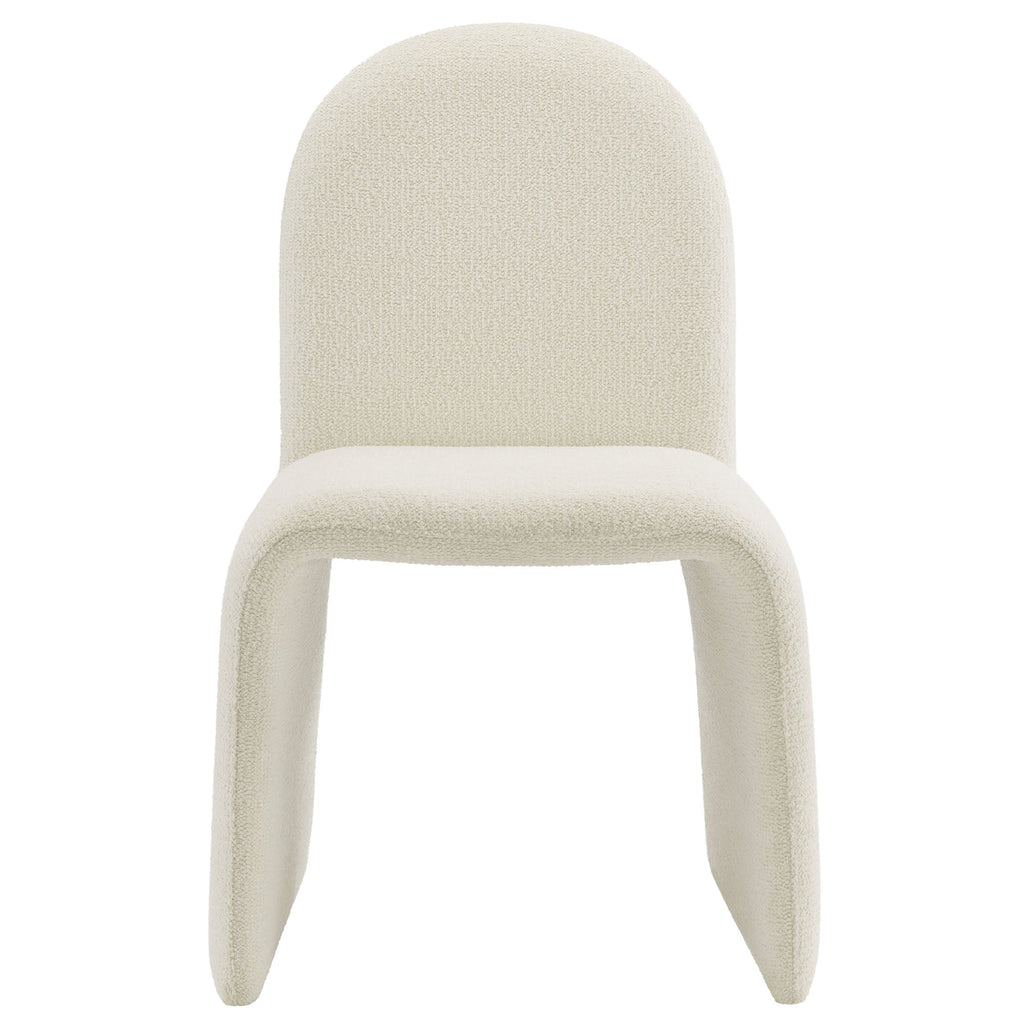 Junia Boucle Upholstered Armless Dining Chair by Modway