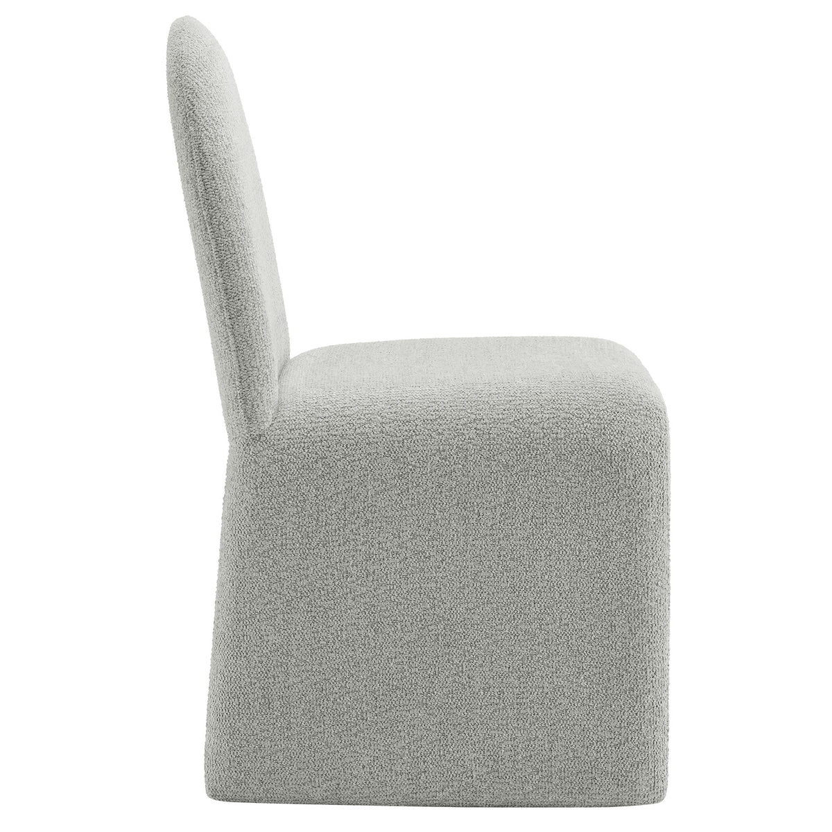 Junia Boucle Upholstered Armless Dining Chair by Modway