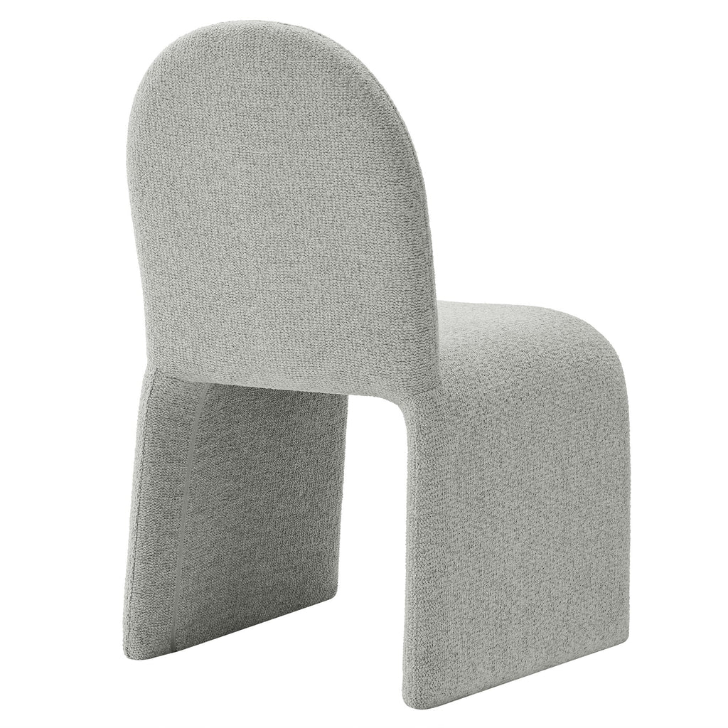 Junia Boucle Upholstered Armless Dining Chair by Modway