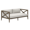 Northlake Outdoor Patio Teak Loveseat by Modway