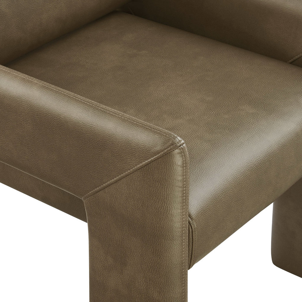 Daven Vegan Leather Dining Armchair by Modway