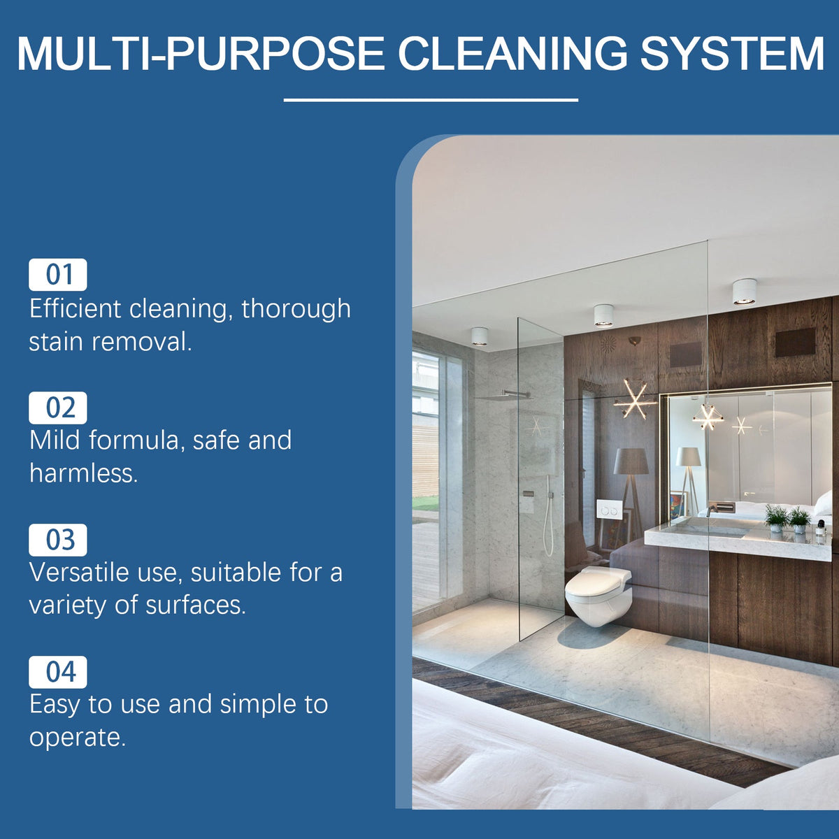 Multi-Surface Foam Cleaner Multi-Purpose Mild Foam Cleaner For Kitchen Cooktops