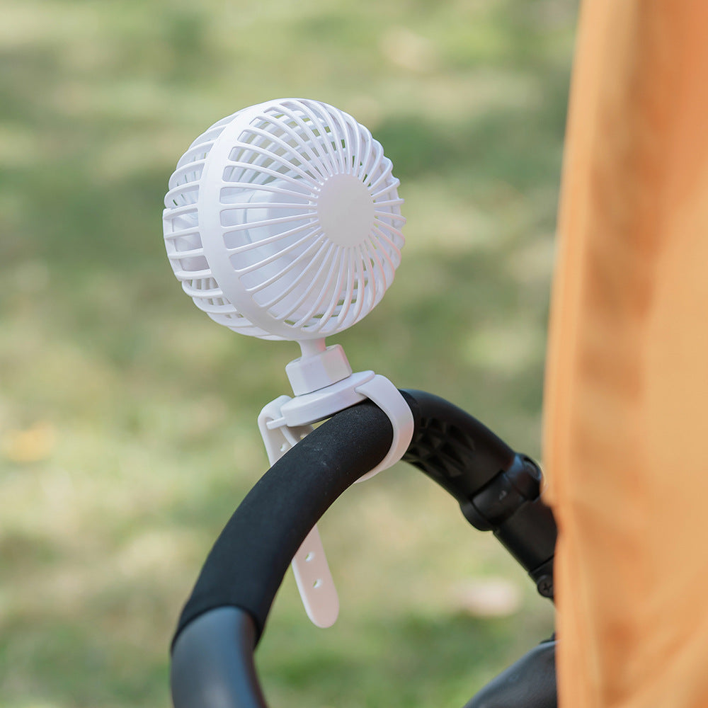 Stroller Fan Portable Small Children's Fan Student Dormitory USB Wrist Fan