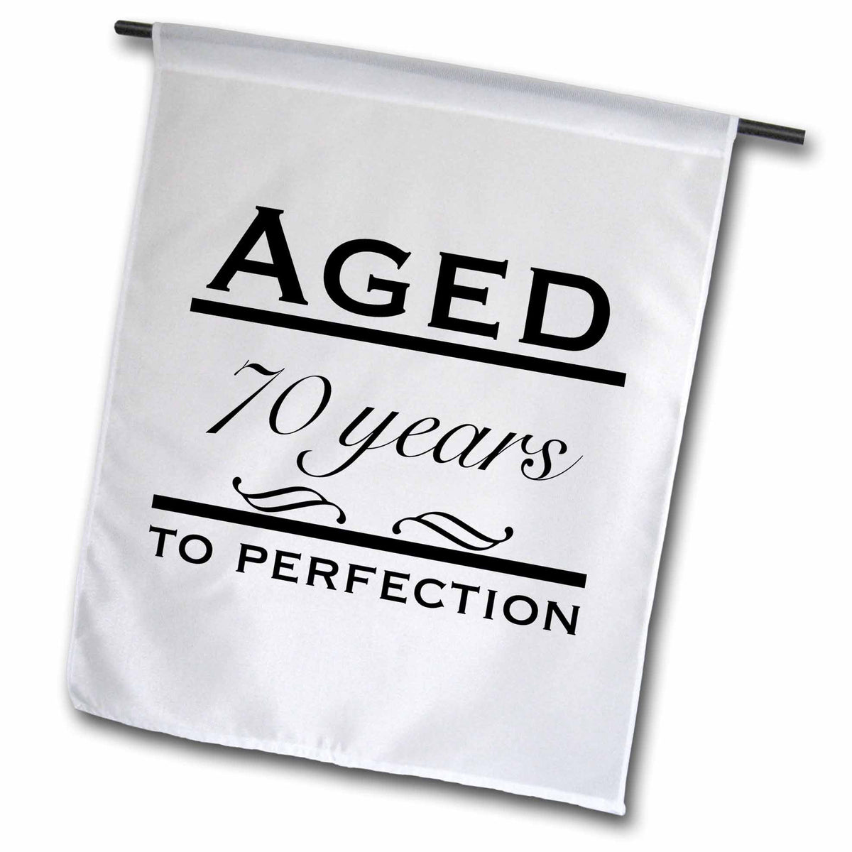 3dRose EvaDane - Funny Quotes - Aged 70 Years to Perfection - Flags (fl_157399)