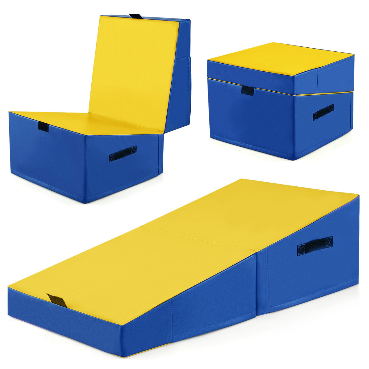 Folding Incline Yoga Gymnastics Tumbling Mat with EPE Foam