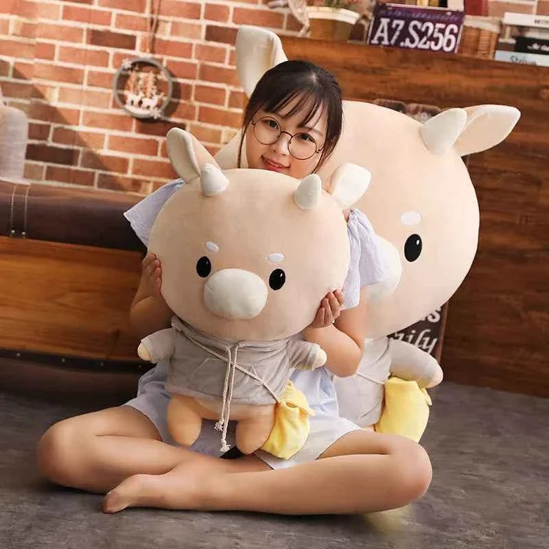 Cute Korean Drama Cow Plush Toy – Soft Dairy Cow Stuffed Animal Pillow