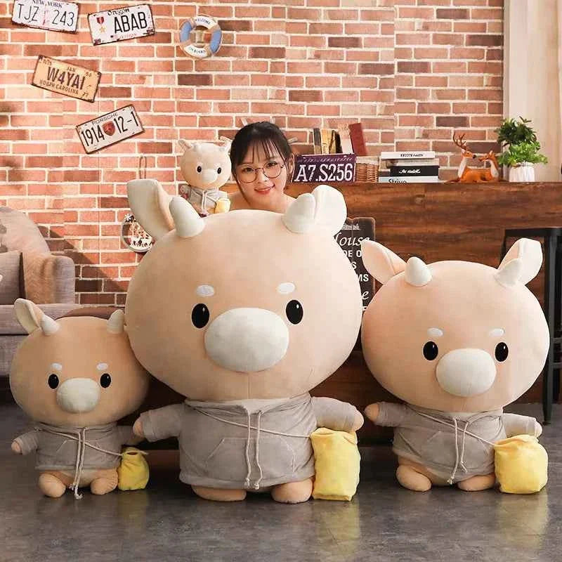 Cute Korean Drama Cow Plush Toy – Soft Dairy Cow Stuffed Animal Pillow