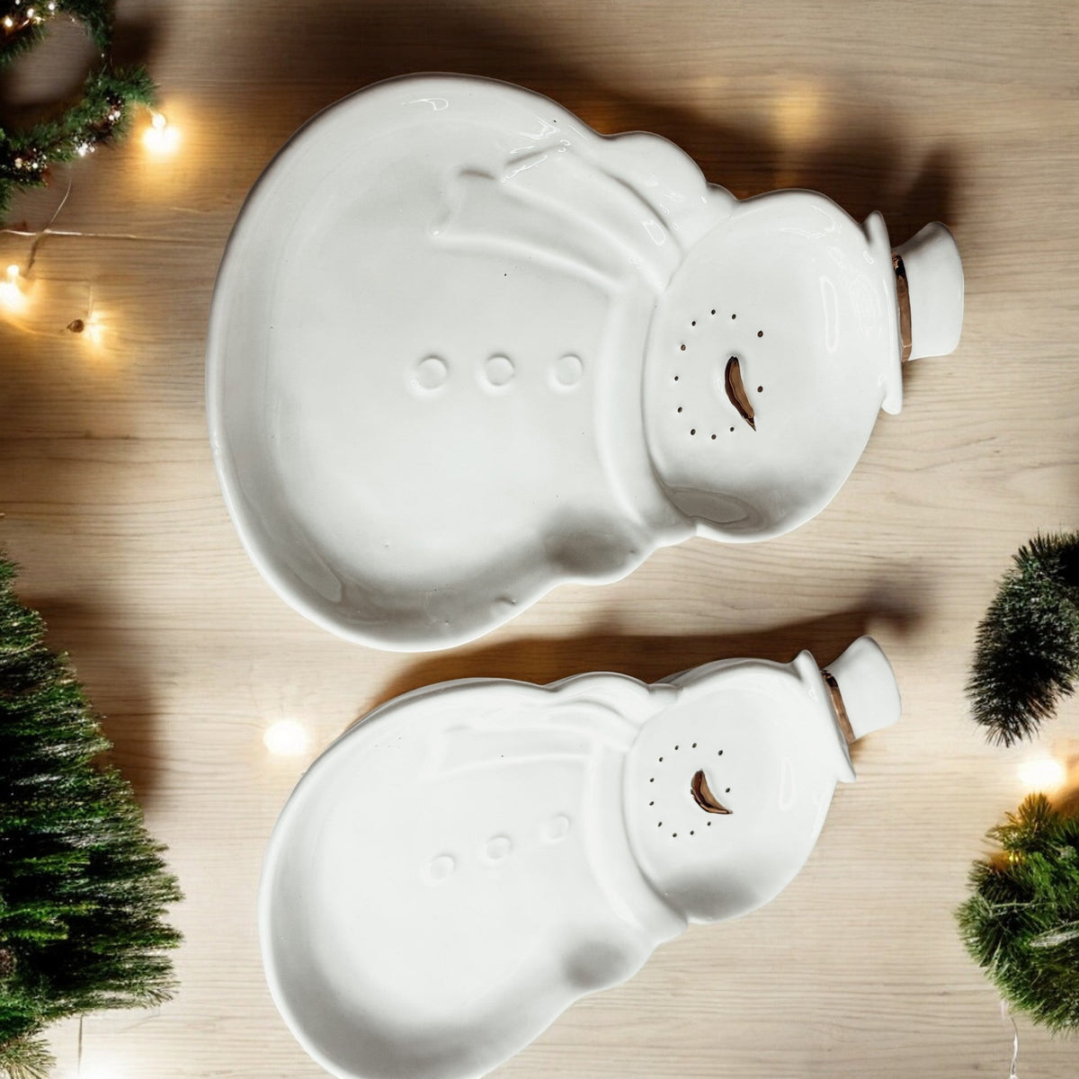 Snowman Dish