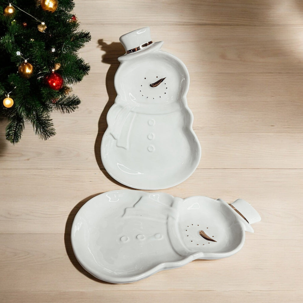 Snowman Dish