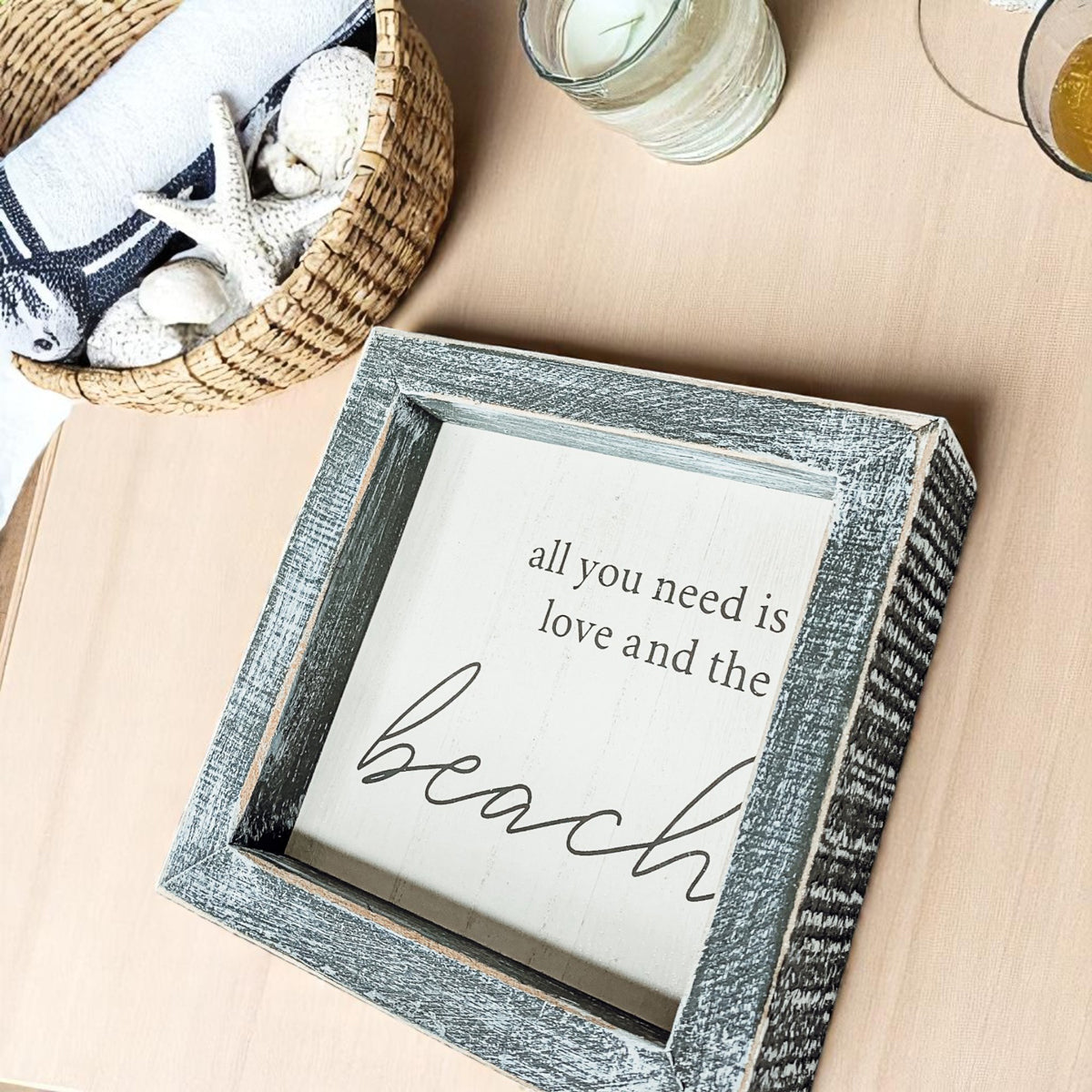 Love & Beach Sign