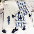 Nutcracker Tea Towel Blue