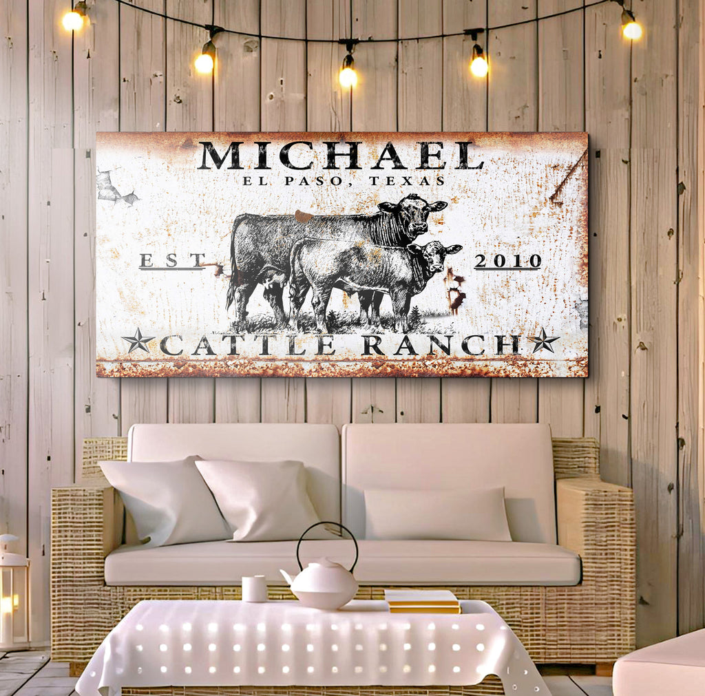 Cattle Ranch Sign II