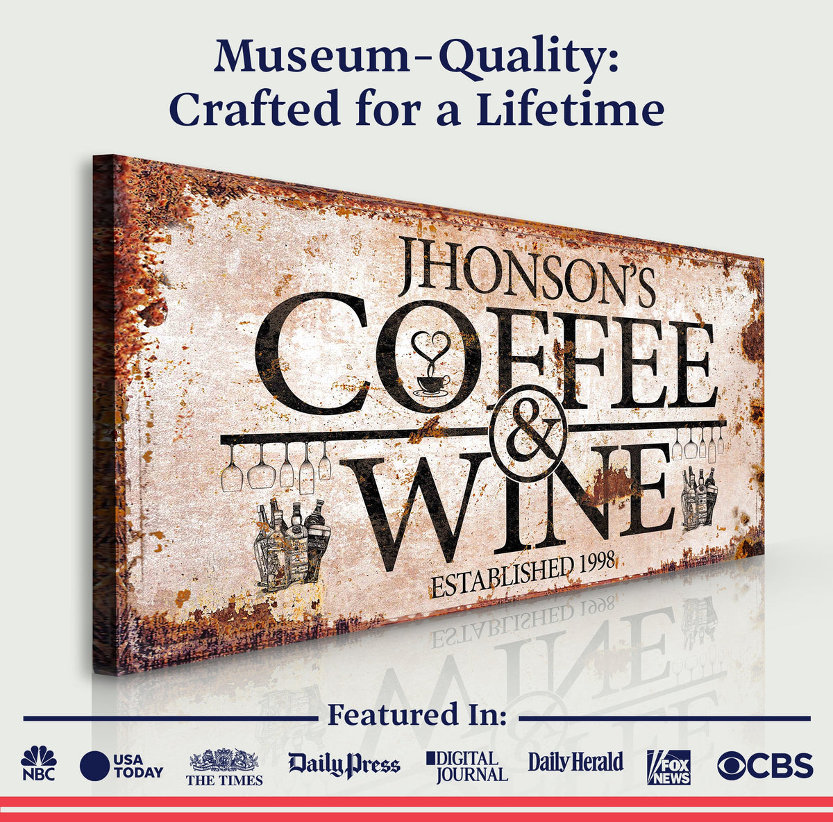 Coffee and Wine Sign II